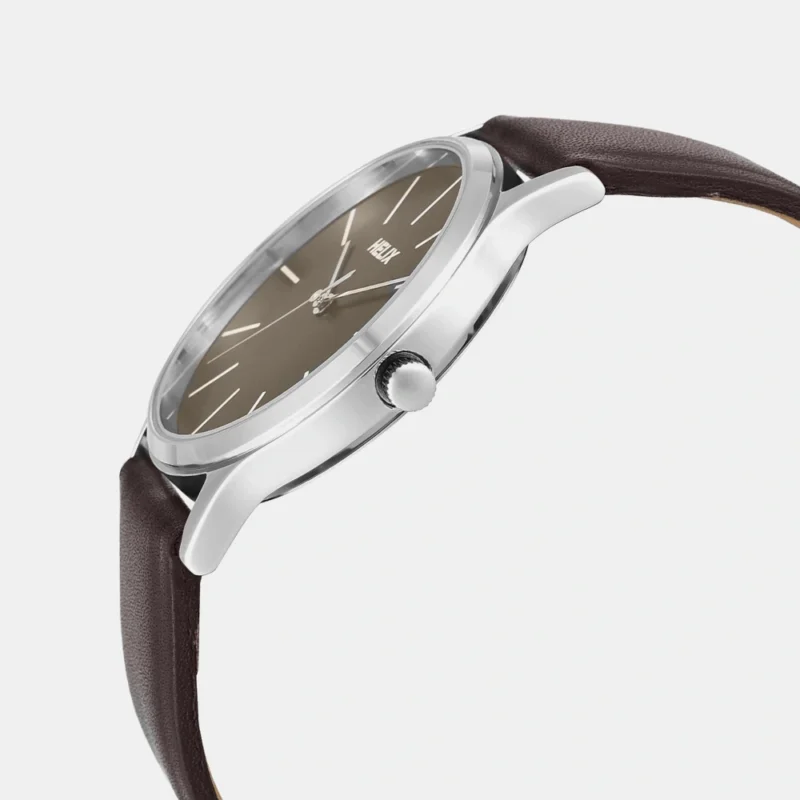 Men Quartz Brown Dial Analog Leather Watch - TW054HG03 - Image 3