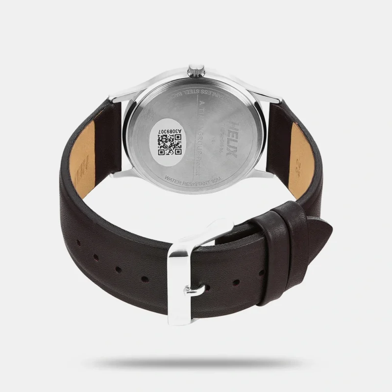 Men Quartz Brown Dial Analog Leather Watch - TW054HG03 - Image 5