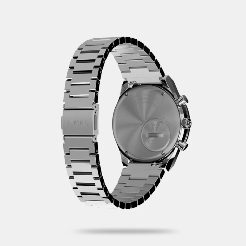 Timex Men Quartz White Dial Chronograph Stainless Steel Watch - TW2W53300UJ - Image 3