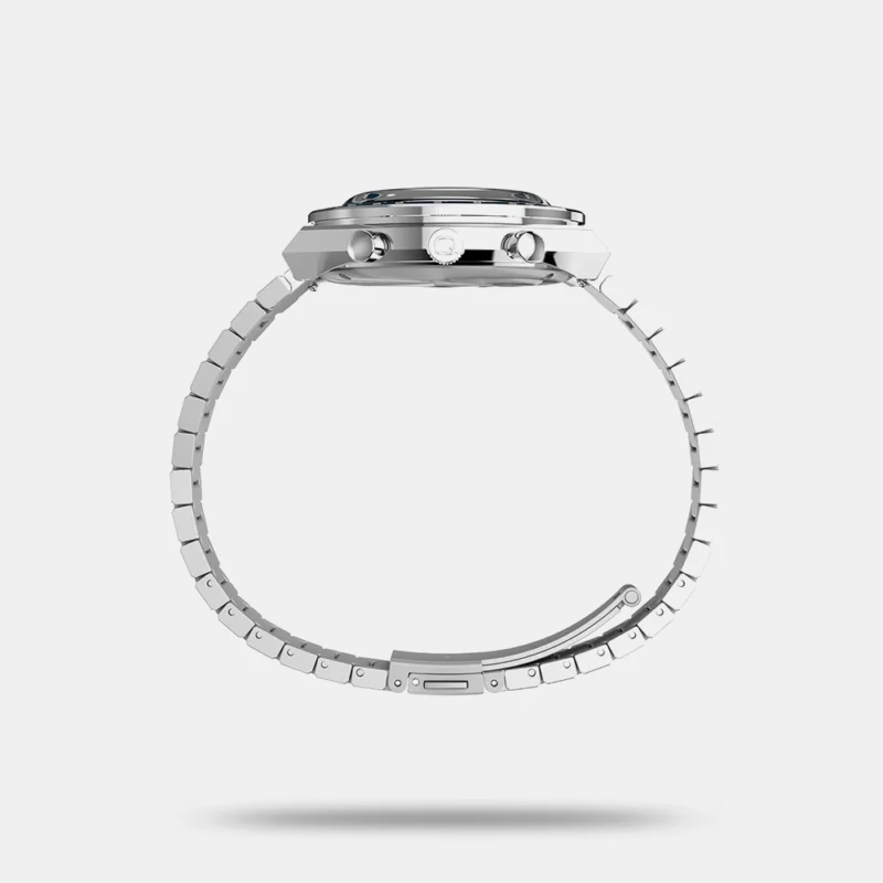 Timex Men Quartz White Dial Chronograph Stainless Steel Watch - TW2W53300UJ - Image 4