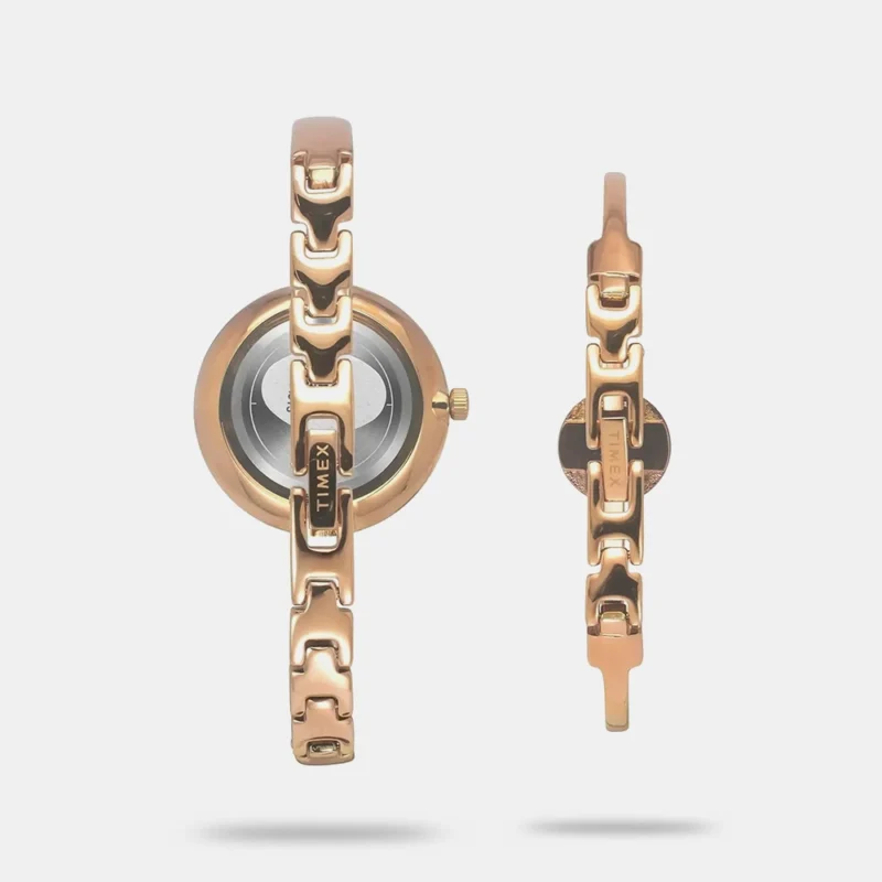 Fria Women Quartz Rose Gold Dial Analog Brass Watch - TWEL18502 - Image 5