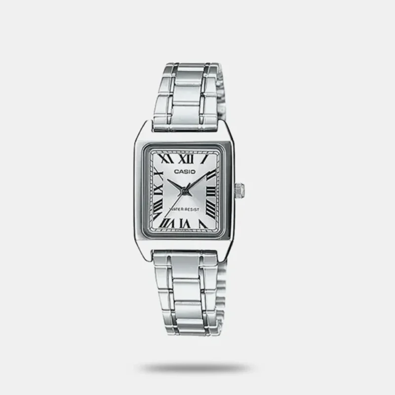 Enticer Women Silver Dial Analog Stainless Steel Watch LTP-V007D-7BUDF - A2282