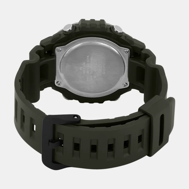 CASIO Youth Men Octagonal Digital Watch with Resin Strap - D301 - Image 2