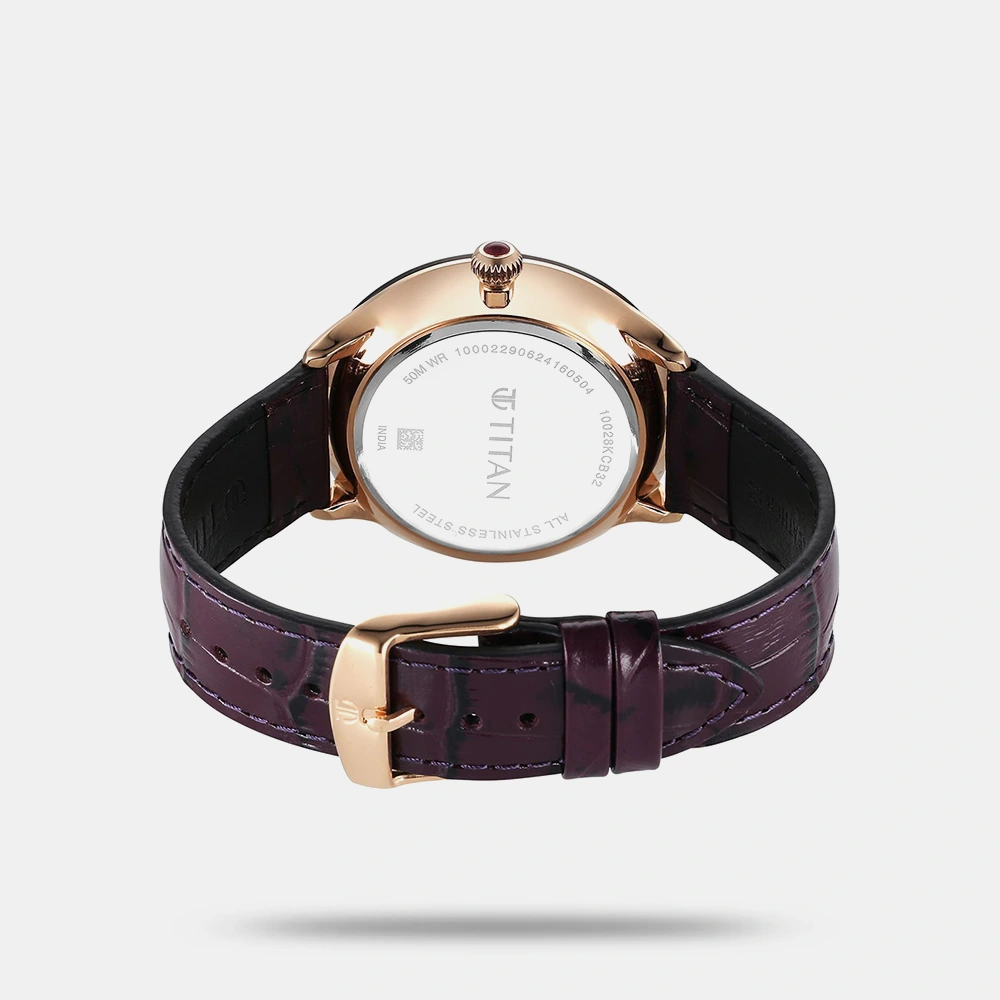 Titan Caleum Sun Moon Phase in Scarlet Red - Stellar Edition - 10028KL01 - Image 3