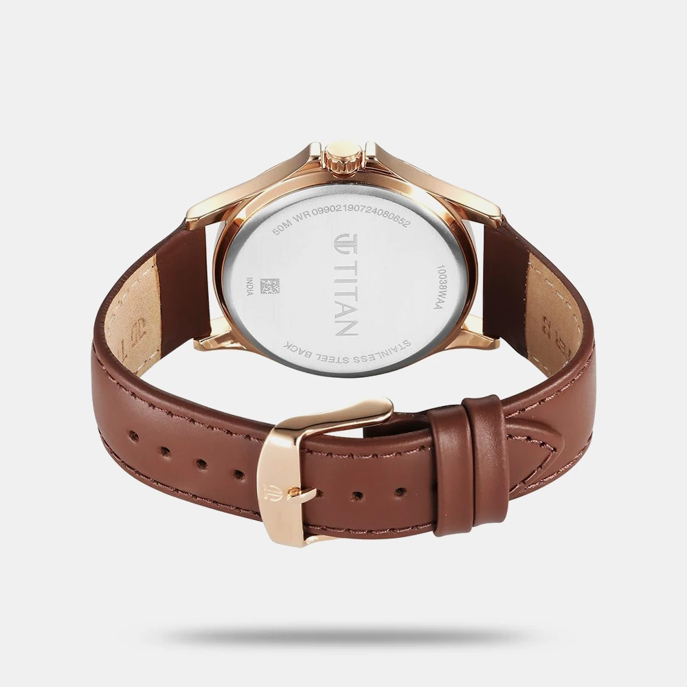 https://watchpalace.in/product/titan-karishma-quartz-analog-with-date-silver-dial-leather-strap-watch-for-men-10038wl01/ Titan Karishma Quartz Analog with Date Silver Dial Leather Strap Watch For Men - 10038WL01 - Image 3