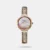 Designed to suit the preference of urban women, this watch from the collection by Titan is sure to make a style statement. Secured by a sapphire glass, the pink round dial is protected in a case. It exhibits crown for time adjustment. The stainless steel strap flaunts a rose gold hue that accentuates the look of the watch. Moreover, it is fitted with a jewellery clasp to ensure a secure fit on the wrist.
