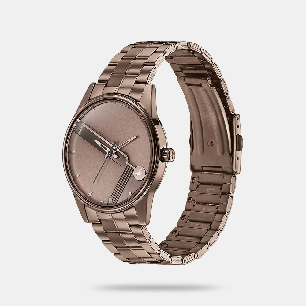 https://watchpalace.in/product/fastrack-stunners-quartz-analog-brown-dial-stainless-steel-strap-watch-for-guys-3305qm01/ Fastrack Stunners Quartz Analog Brown Dial Stainless Steel Strap Watch for Guys - 3305QM01 - Image 2