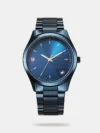 Unleash bold, all-black sophistication with this striking Stunners watch. The sleek black dial features minimalist stick markers paired with luminous yellow hands for a sharp contrast and easy readability. A graphic accent adds an urban edge, while the durable metal strap in matte black completes the modern, masculine aesthetic. Whether for everyday wear or a night out, this timepiece embodies style and confidence.