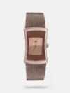 https://watchpalace.in/product/fastrack-pulse-quartz-analog-white-dial-rose-gold-stainless-steel-strap-watch-for-girls-6004wm01f/ Elegant and playful, the Fastrack Pulse Watch in Rose Gold is the perfect accessory to complete your fashionable look. The watch features a clean white dial with soft detailing and rose gold-tone hands, offering a modern minimal aesthetic. The mesh stainless steel strap in rose gold ensures both comfort and luxe appeal. This stylish set is paired with a heart-themed bracelet accented with dazzling crystals-ideal for gifting or elevating your daily wear.