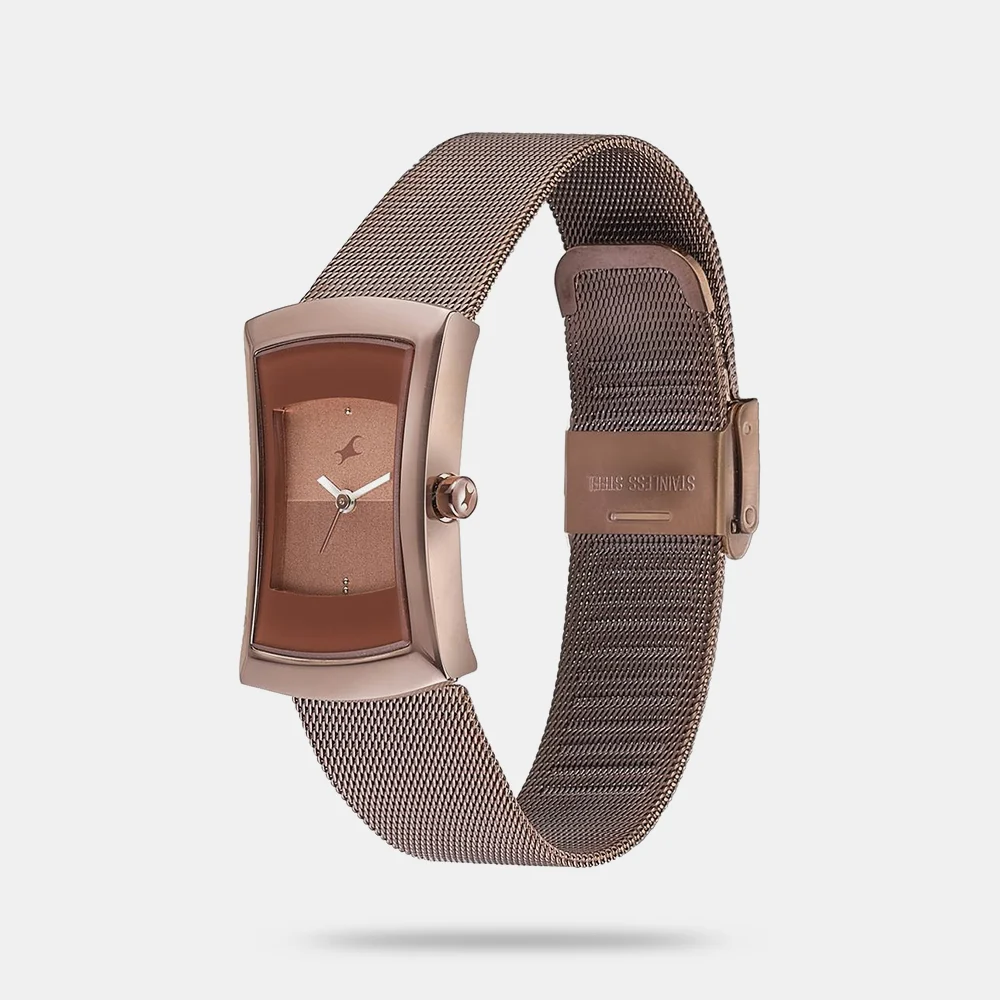 https://watchpalace.in/product/fastrack-pulse-quartz-analog-brown-dial-stainless-steel-strap-watch-for-girls-6093qm01/ Fastrack Pulse Quartz Analog Brown Dial Stainless Steel Strap Watch for Girls - 6093QM01 - Image 2