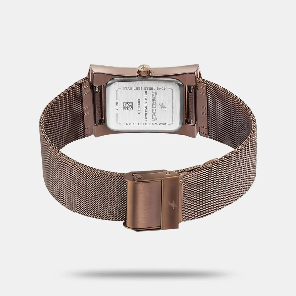 https://watchpalace.in/product/fastrack-pulse-quartz-analog-brown-dial-stainless-steel-strap-watch-for-girls-6093qm01/ Fastrack Pulse Quartz Analog Brown Dial Stainless Steel Strap Watch for Girls - 6093QM01 - Image 3