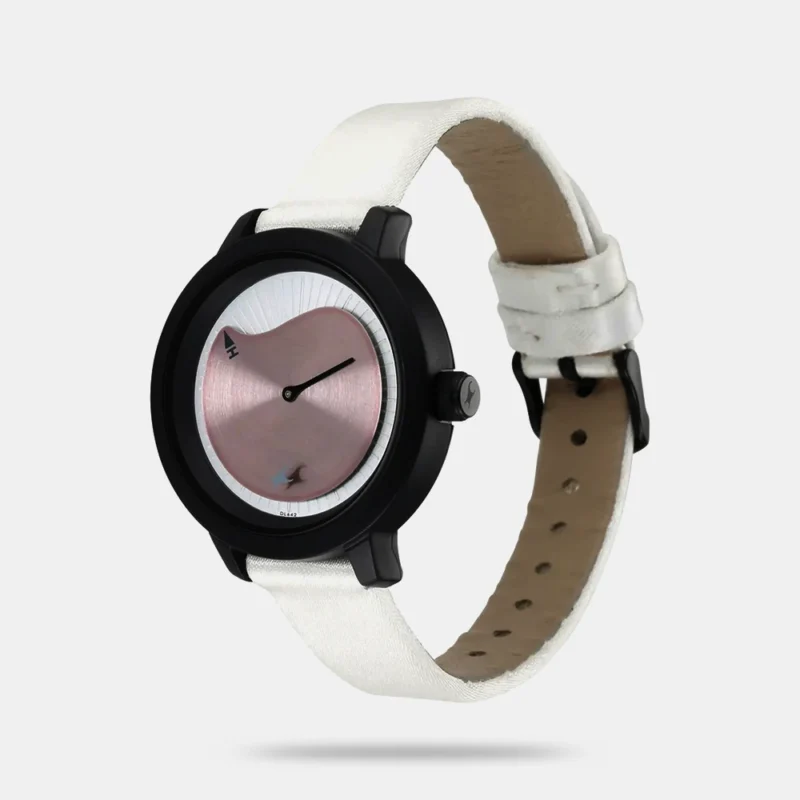 Fastrack Revibe Quartz Analog White Dial Fabric Strap Watch for Girls - 6255PF01 - Image 2