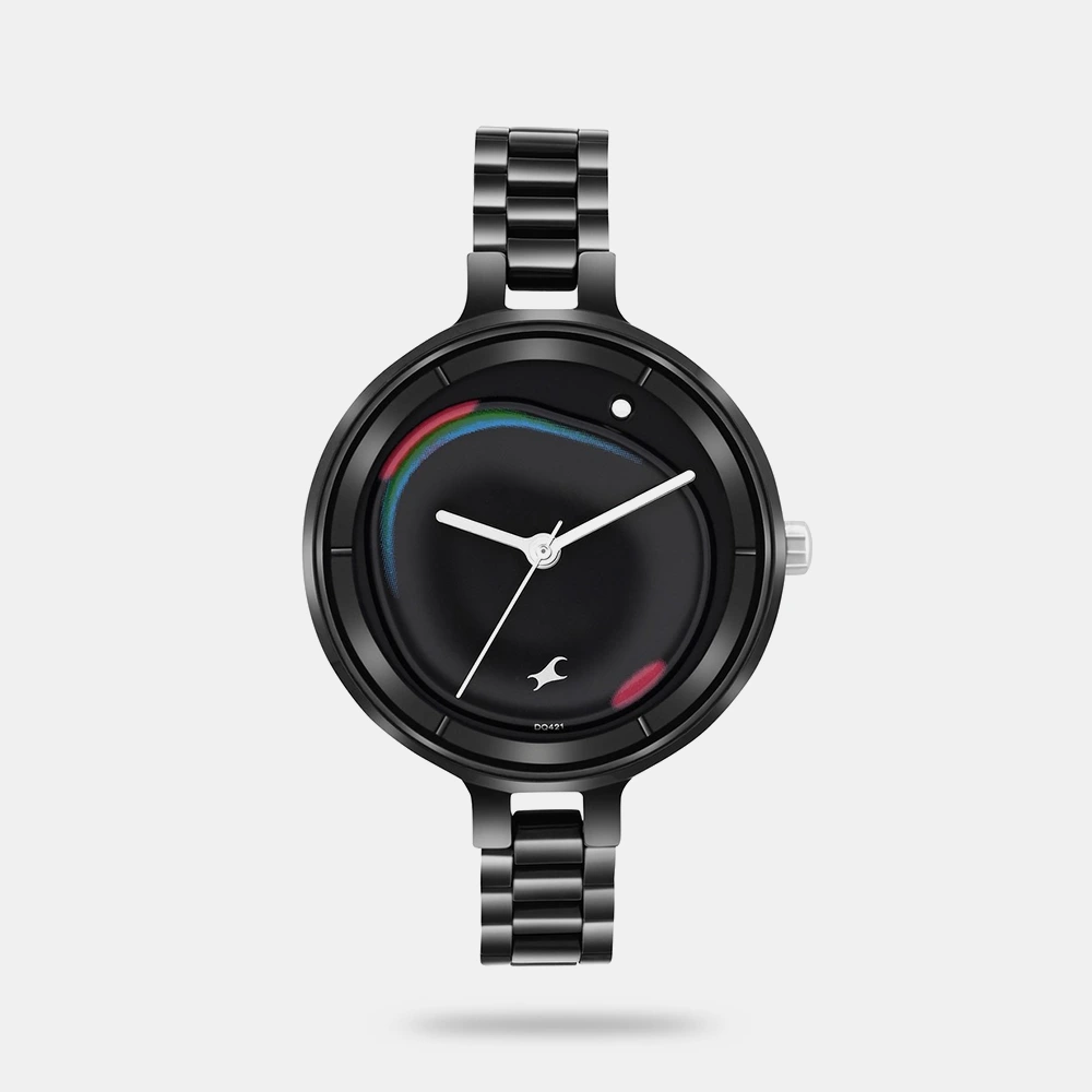 https://watchpalace.in/product/fastrack-metawe-quartz-analog-black-dial-stainless-steel-strap-watch-for-girls-6306km01/ Fastrack MetaWe Quartz Analog Black Dial Stainless Steel Strap Watch For Girls - 6306KM01