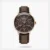 This 42mm multifunction watch combines a sleek silhouette with practicality, featuring a round dial adorned with glow-in-the-dark hour markers and three sub-dials for day, date, and 24-hour time tracking. The design is accentuated by plain 3 hands ensuring clarity and time visibility. A secure tang buckle closure on a leather strap along with 50 meters of water resistance provide a comfortable fit for everyday wear.