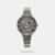 https://watchpalace.in/product/titan-aura-quartz-analog-grey-dial-stainless-steel-strap-watch-for-women-95245km02/ The epitome of finely crafted elegance, this women's analog watch by Titan is sure to impress you. Its stainless steel strap vaunts a titanium hue that enhances the look of the watch. The dark titanium round dial is secured by a sapphire glass and is housed in a 39 mm case. It exudes plain two hands. Furthermore, it is completed with a jewellery clasp to ensure a secure fit on the wrist.