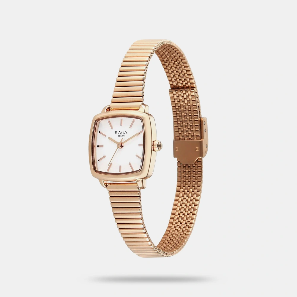 https://watchpalace.in/product/titan-raga-showstopper-quartz-analog-white-dial-metal-strap-watch-for-women-95355wm01/ Titan Raga Showstopper Quartz Analog White Dial Metal Strap Watch For Women - 95355WM01 - Image 2
