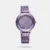 Amaze everyone around your kids by wearing this analog watch from Vyb by Fastrack. Encased in a purple, round dial, it features plain 3-hand functionality and quartz movement on the watch. The stainless steel bracelet comes in a purple hue that further elevates the look of the watch. Besides, it is completed with a hook buckle to ensure a secure fit on the wrist.