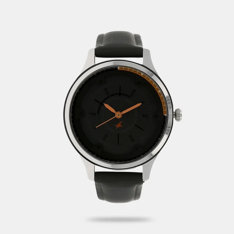 Fastrack Quartz Analog Grey Dial leather Strap Watch for Girls - NP6138SL02