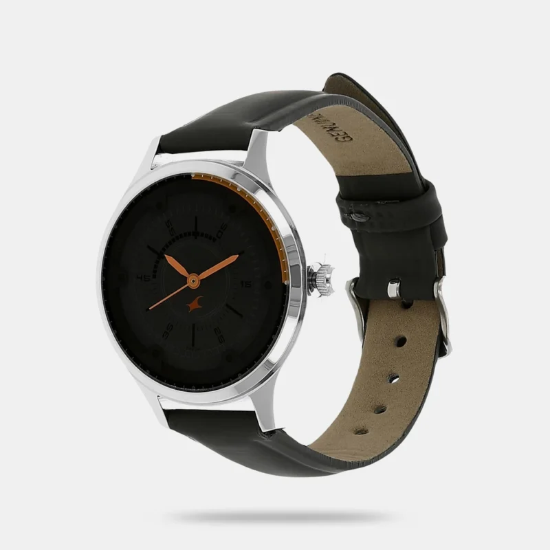 Fastrack Quartz Analog Grey Dial leather Strap Watch for Girls - NP6138SL02 - Image 2