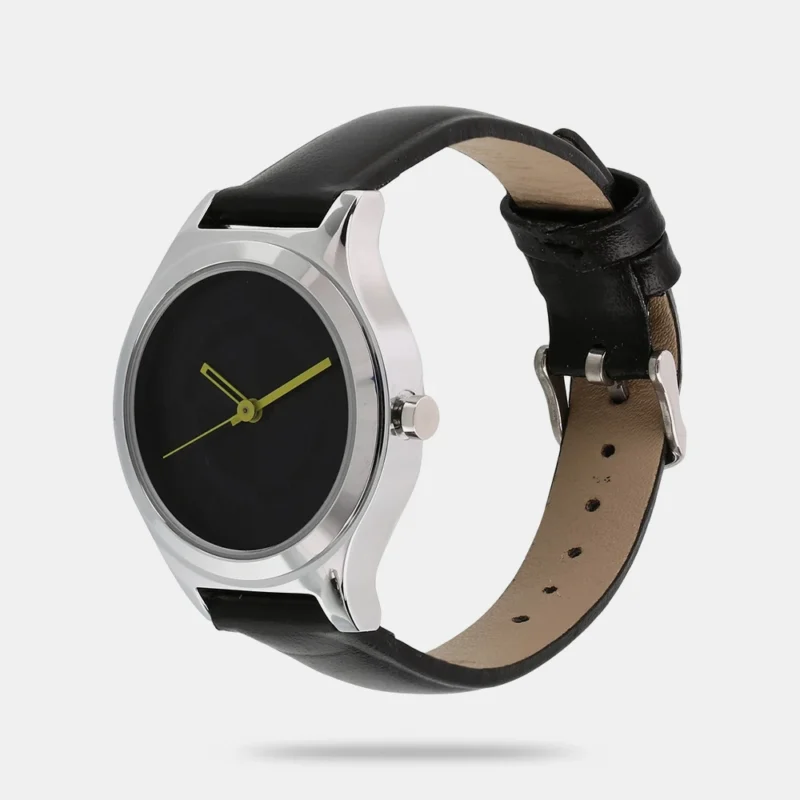 Fastrack Checkmate Quartz Analog Black Dial Leather Strap Watch for Girls - NP6152SL01 - Image 2