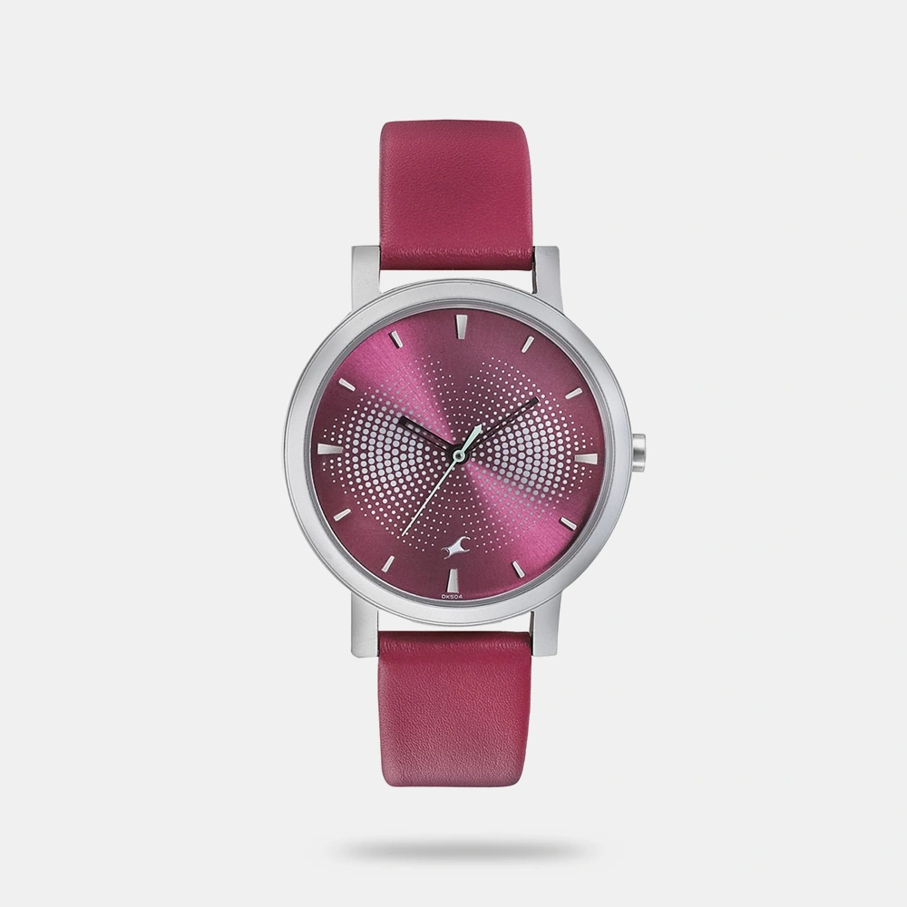 https://watchpalace.in/product/fastrack-sunburn-quartz-analog-pink-dial-leather-strap-watch-for-girls-np6213sl03/ Fastrack Sunburn Quartz Analog Pink Dial Leather Strap Watch for Girls - NP6213SL03