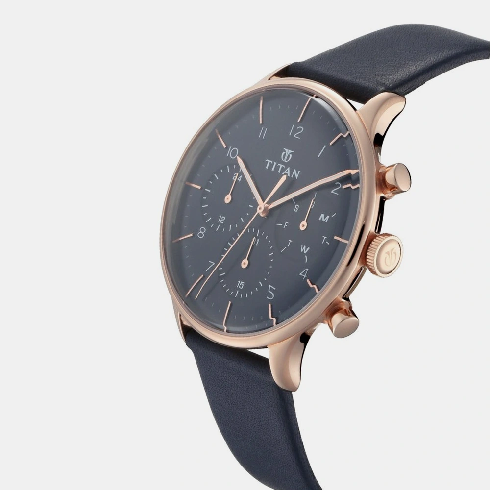 https://watchpalace.in/product/titan-quartz-multifunction-blue-dial-leather-strap-watch-for-men-nq90102wl02/ Titan Quartz Multifunction Blue Dial Leather Strap Watch for Men - NQ90102WL02 - Image 2