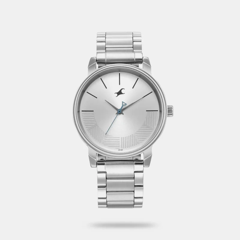 Fastrack Stunners Quartz Analog Silver Dial Metal Strap Watch for Guys Guys Watch - NR3291SM02