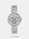 https://watchpalace.in/product/titan-bandhan-anthracite-dial-analog-with-date-stainless-steel-strap-watch-for-couple-ns18062617nm01p/ Amaze everyone around you by wearing this couples' analog watch from the Bandhan collection by Titan. Encased in a 43.5 mm case, the black round dial features plain three hands and a crown for time adjustment. The stainless steel bracelet comes in a black hue that further elevates the look of the watch. Besides, it is completed with a push button clasp to ensure a secure fit on the wrist.