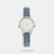 Dazzle onlookers by adorning this analog watch from TITAN. Encased in a 30.5 mm case, the white round-shaped dial, features a plain 3-hand functionality, quartz movement and a crown for time adjustment. The leather strap comes in a blue hue that further elevates the look of the watch. Besides, it has a water resistance of up to 30 m and is completed with a buckle to ensure a secure fit on the wrist.