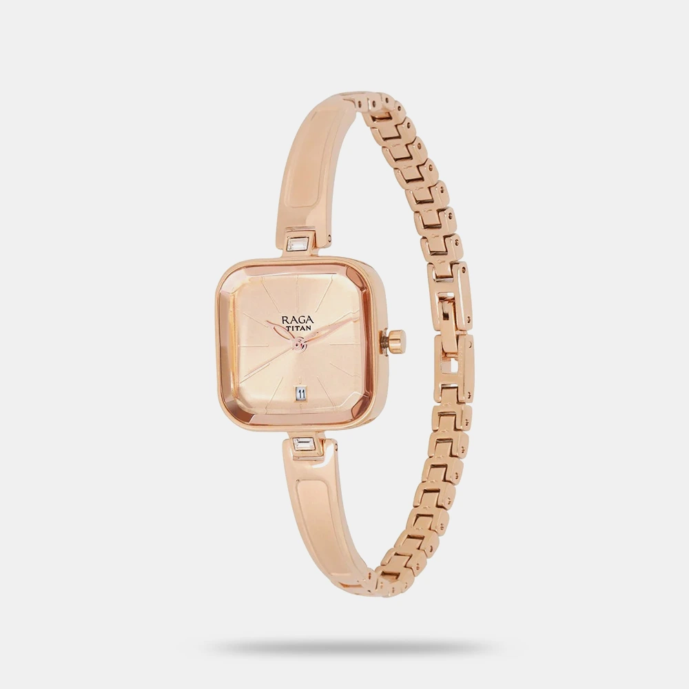 https://watchpalace.in/product/titan-raga-viva-rose-gold-dial-women-watch-with-metal-strap-ns2607wm01/ Titan Raga Viva Rose Gold Dial Women Watch With Metal Strap - NS2607WM01 - Image 2