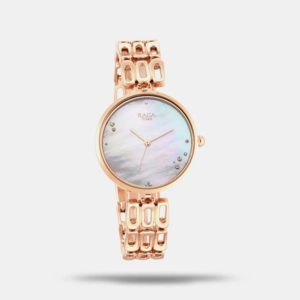 https://watchpalace.in/product/titan-raga-chic-mother-of-pearl-dial-women-watch-with-metal-strap-ns2659wm01/ Titan Raga Chic Mother Of Pearl Dial Women Watch With Metal Strap - NS2659WM01