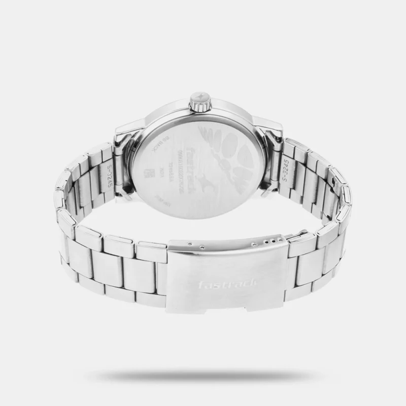 Fastrack Tripster Quartz Analog with Date White Dial Stainless Steel Strap Watch for Guys - NS3245SM01 - Image 3