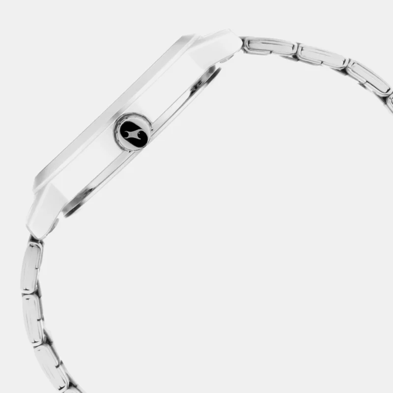 Fastrack Tripster Quartz Analog with Date White Dial Stainless Steel Strap Watch for Guys - NS3245SM01 - Image 4