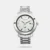 Effortlessly combining style and functionality, this men's analog watch from the Bare Basics collection by Fastrack will be a perfect pick. The stainless steel strap showcases an elegant silver hue that uplifts the look of the watch. Safeguarded by a mineral glass and functional on a quartz movement, the white round dial is encompassed in a 45 mm case. It features plain three hands and a crown for time adjustment. Furthermore, it is complemented with a fold-over push-button clasp that ensures a secure fit on the wrist.