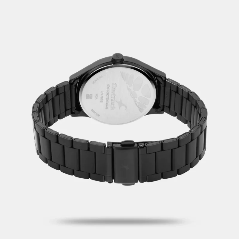 Fastrack Bare Basics Quartz Analog Grey Dial Stainless Steel Strap Watch for Guys - NS3247NM02 - Image 3