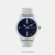 One can create a style statement by wearing this men's analog watch from Titan's Fastrack collection. With a royal blue round dial it features three plain hands and a date display that facilitate reading with ease. The mineral crystal glass coating on the dial makes it strong and scratch resistant. Crafted from premium quality metal, the strap showcases a sparkling shade of silver that lends it a luxurious look. Club it with a pair of denims and a shirt to make a style statement. It comes with a 24 month warranty.