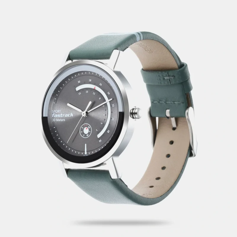 Fastrack Wear Your Look Quartz Analog with Day and Date Grey Dial Leather Strap Watch for Girls - NS6172SL04 - Image 2