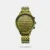 <div class="a-expander-content a-expander-partial-collapse-content" data-expanded="false"> Awe onlookers by sporting this analog watch from Fastrack. Encased in a 38 mm case, the green round-shaped dial, features a multifunction functionality, quartz movement and a crown for time adjustment. The stainless steel bracelet comes in a SC hue that further elevates the look of the watch. Besides, it has a water resistance of up to 30 m and is completed with a push button clasp to ensure a secure fit on the wrist. </div>