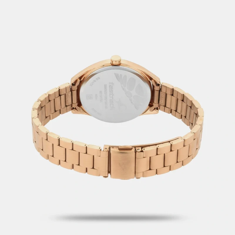 Fastrack Quartz Analog Rose Gold Dial Stainless Steel Strap Watch for Girls - NS6215WM01 - Image 3
