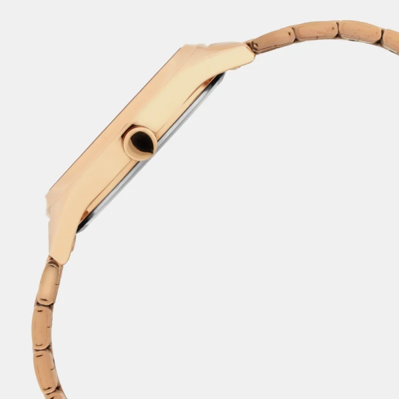 Fastrack Quartz Analog Rose Gold Dial Stainless Steel Strap Watch for Girls - NS6215WM01 - Image 4
