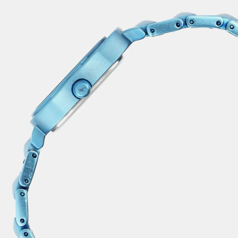 Fastrack Opulence Quartz Analog Blue Dial Metal Strap Watch for Girls - NS6276QM01 - Image 4