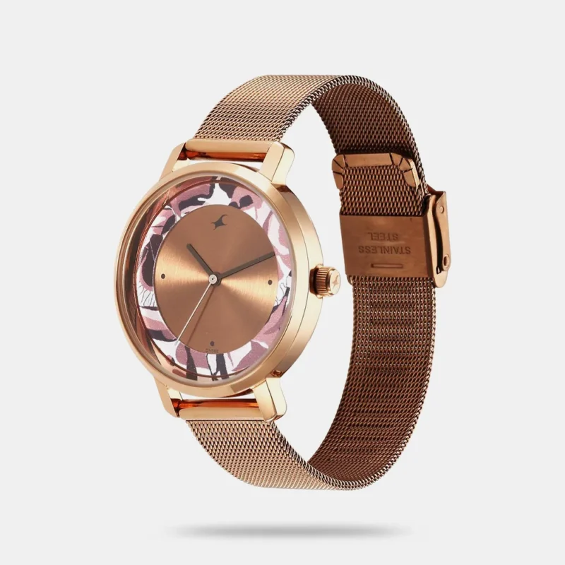 Fastrack Urban Camo Brown Dial Watch for Girls - NS6287WM01 - Image 2
