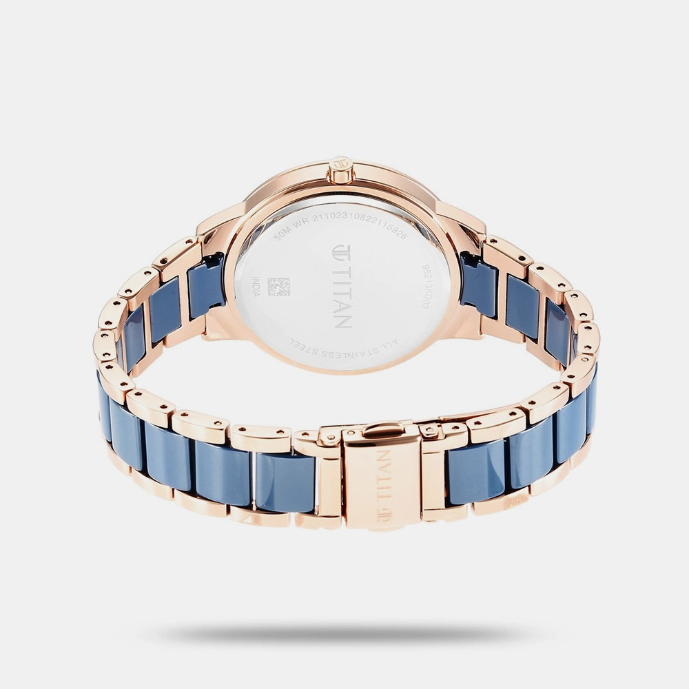https://watchpalace.in/product/titan-purple-ceramics-blue-dial-analog-steel-and-ceramic-strap-watch-for-women-ns95213kd03/ Titan Purple Ceramics Blue Dial Analog Steel and Ceramic Strap watch for Women - NS95213KD03 - Image 3