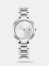 Captivate onlookers by donning this analog watch from the Vyb Muse 2.0 collection by Fastrack. Encased in a silver round-shaped dial, it features plain 3-hand functionality. The leather strap comes in a grey hue that further elevates the look of the watch. Besides, it is completed with buckle safety to ensure a secure fit on the wrist.