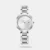 Adorn your wrist with cool, modern texture with the Fastrack Stunners Watch. This sleek timepiece features a subtly textured silver dial with a unique, embossed brick-like pattern that adds a touch of contemporary dimension. Sleek silver-toned hands glide across this luminous canvas, pointed by minimalist silver-toned dot indices. A delicate second hand adds a subtle pop of unexpected color. The polished silver stainless steel link strap completes the cool monochromatic look with a touch of refined glamour.
