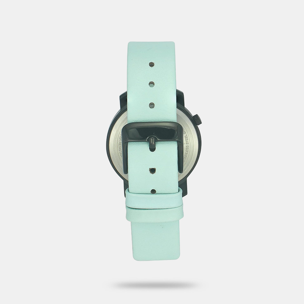 Helix By Timex Green Round Analog Leather Watch Women - TW032HL37 - Image 4