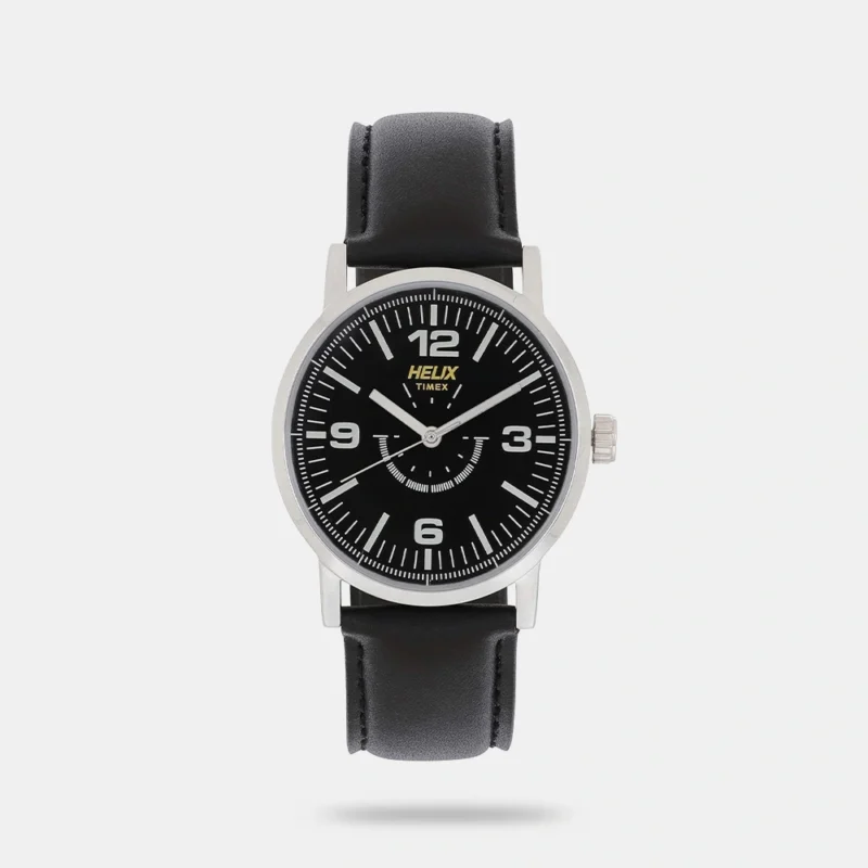 Helix Analog Black Dial Men's Watch - TW035HG01