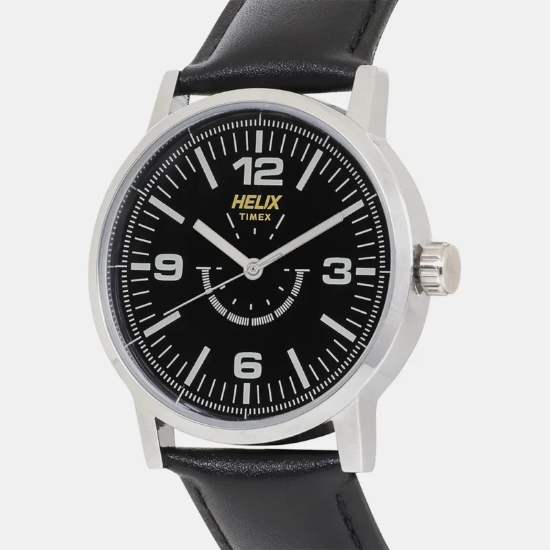 Helix Analog Black Dial Men's Watch - TW035HG01 - Image 2