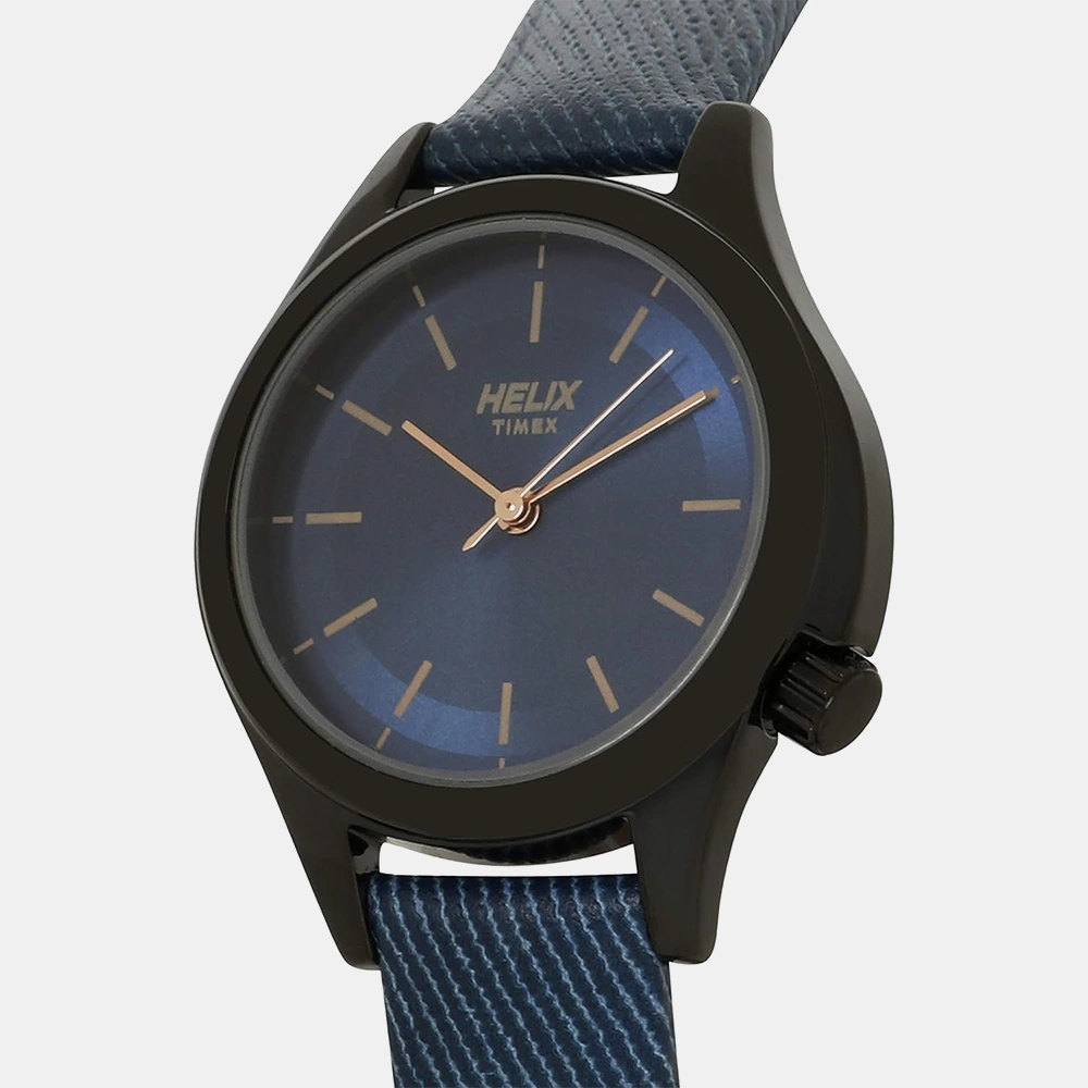 https://watchpalace.in/product/helix-women-quartz-blue-dial-analog-leather-watch-tw037hl09/ Helix Women Quartz Blue Dial Analog Leather Watch - TW037HL09 - Image 2