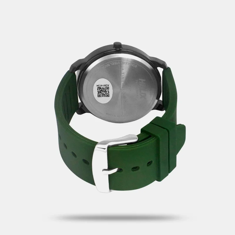 Helix By Timex Grey Round Analog Silicone Watch Men - TW039HG19 - Image 4